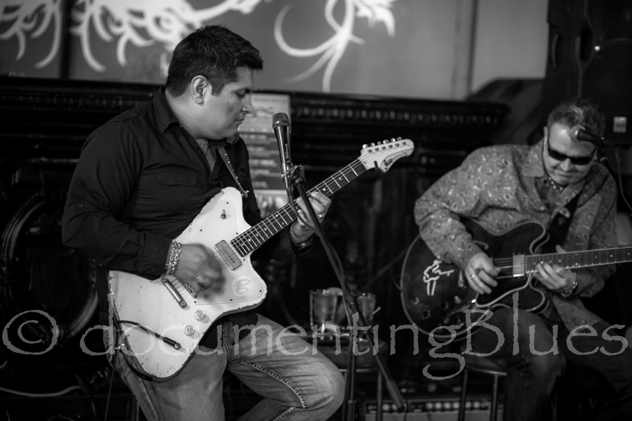 Jonn Del Toro Richardson and Sean Carney jamming at the VIP Release Party