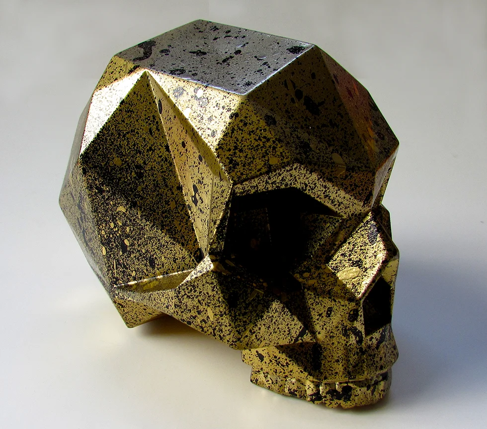 C/GREED - X - Philippe V. Skull Sculpture
