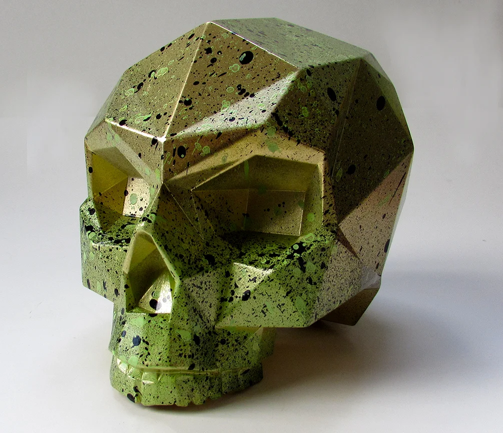 C/GREED - X- Philippe V. Skull Sculpture