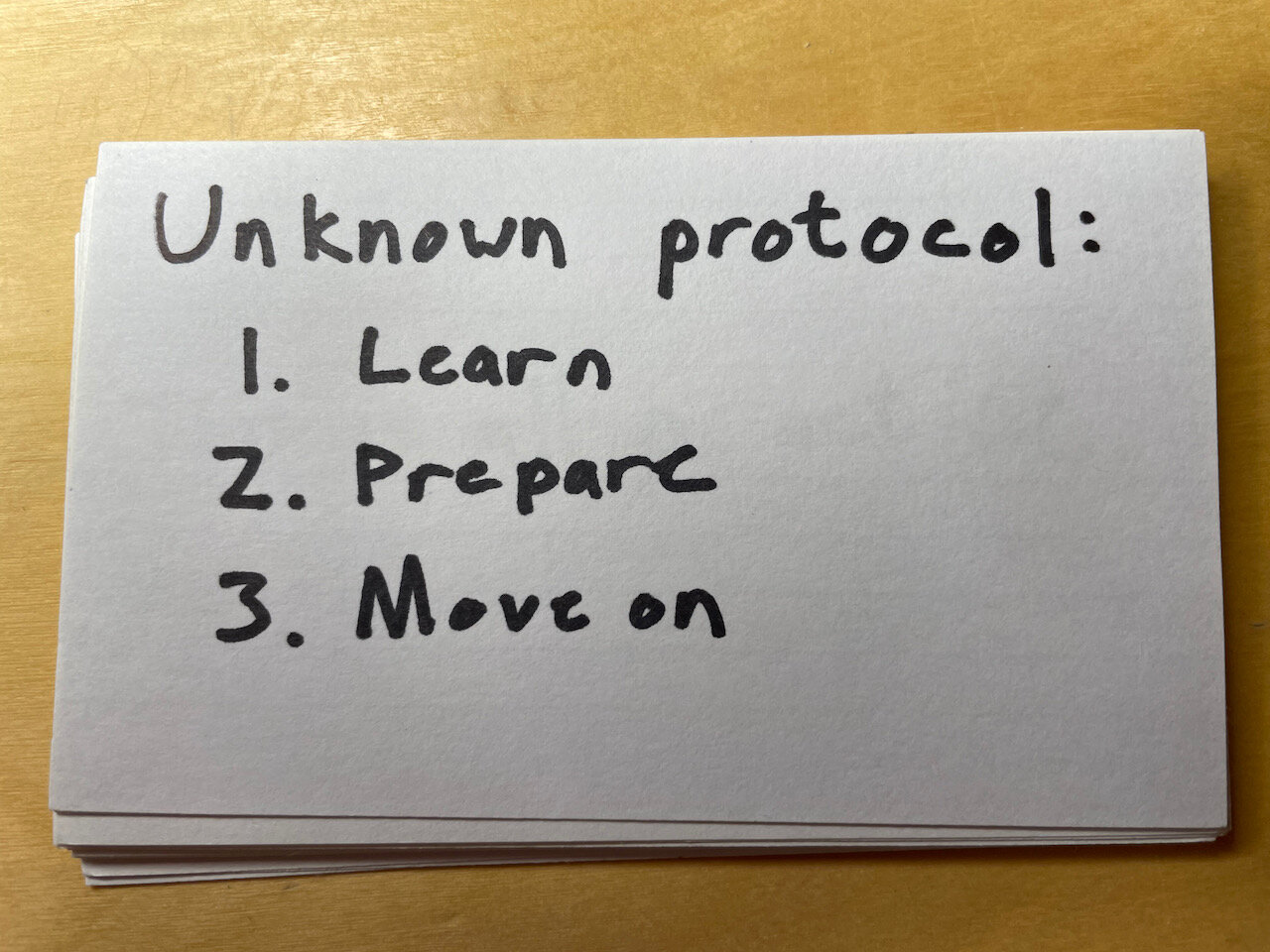 Unknown protocol