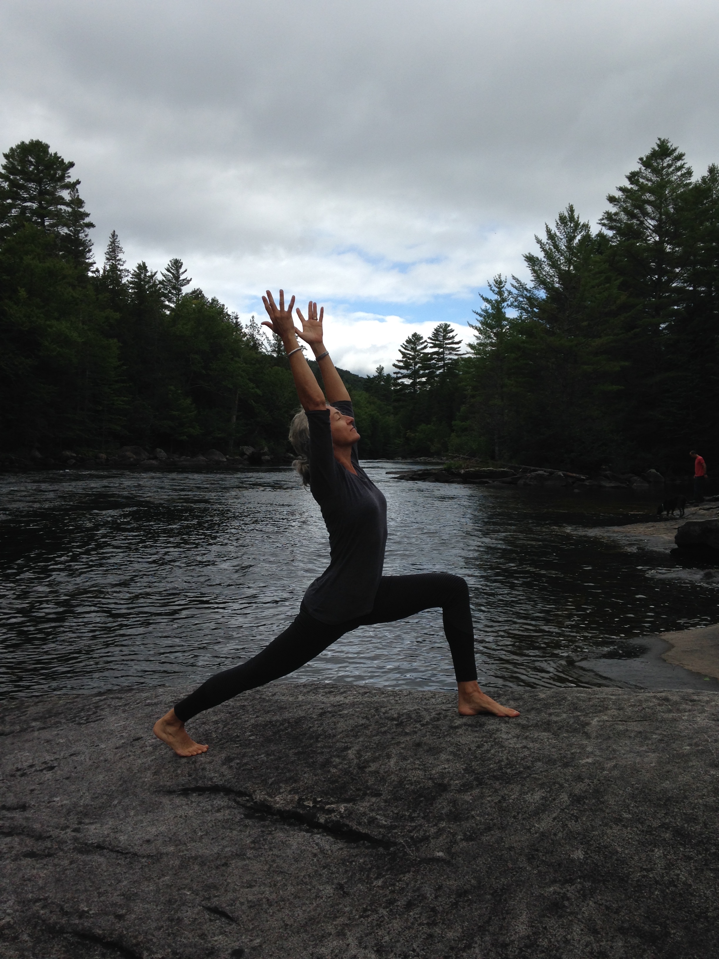 smooth ledge, rapid river Maine
