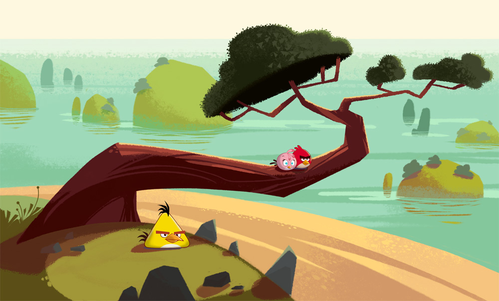 Concept art for Angry Birds Toons