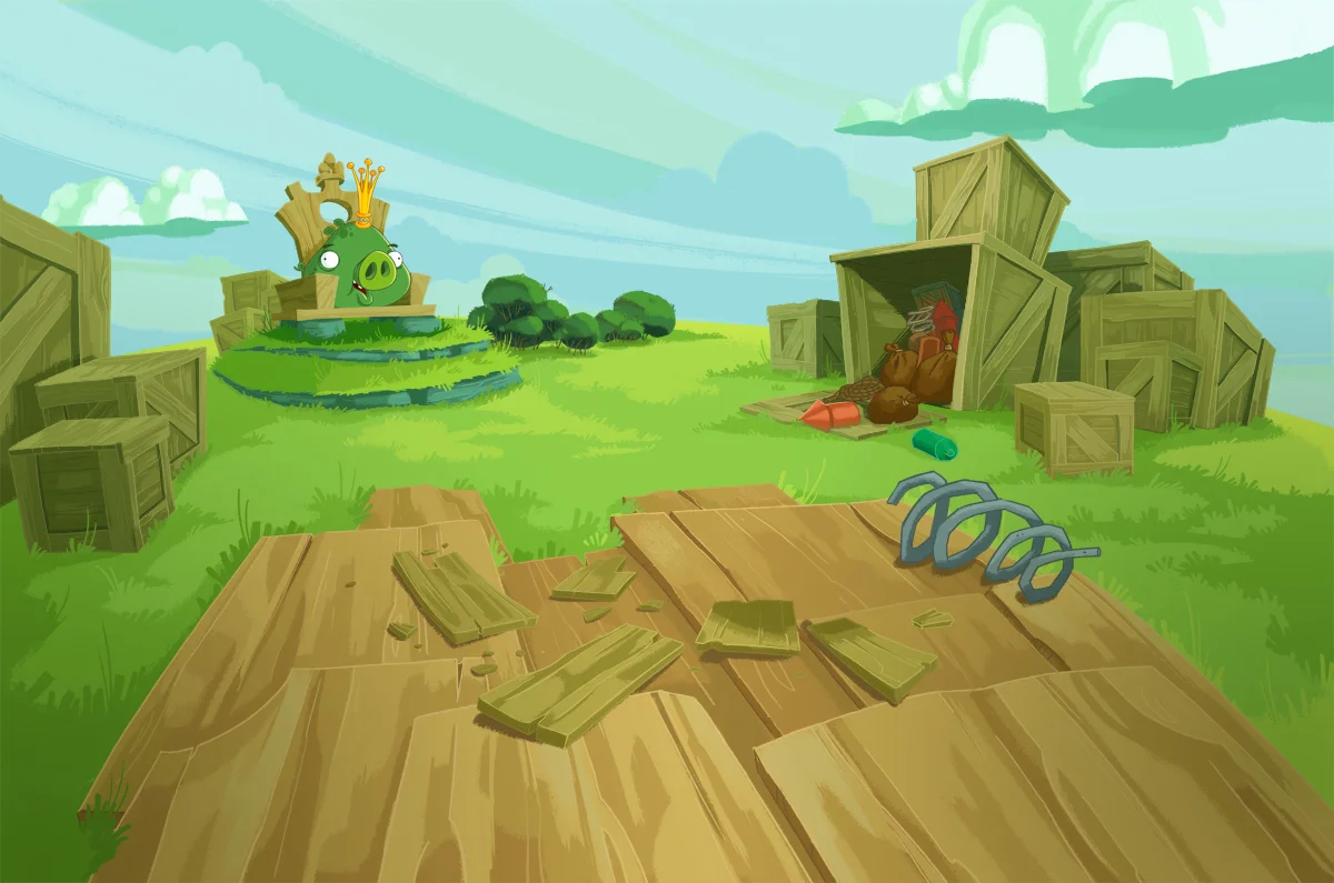 BG for Bad Piggies 