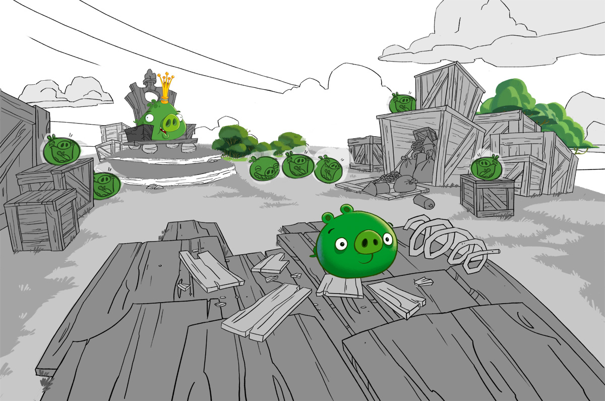 Layout for Bad Piggies