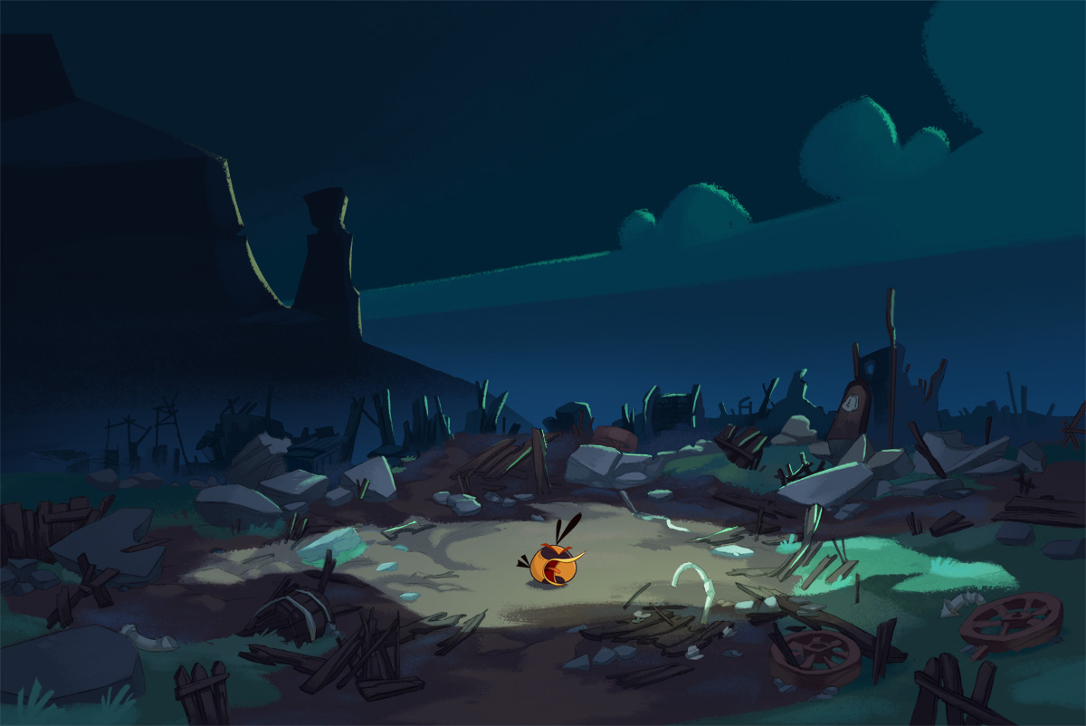 BG for Angry Birds Toons