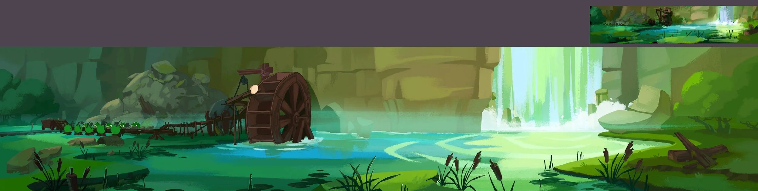 AB Toons, BG paint and color design. 