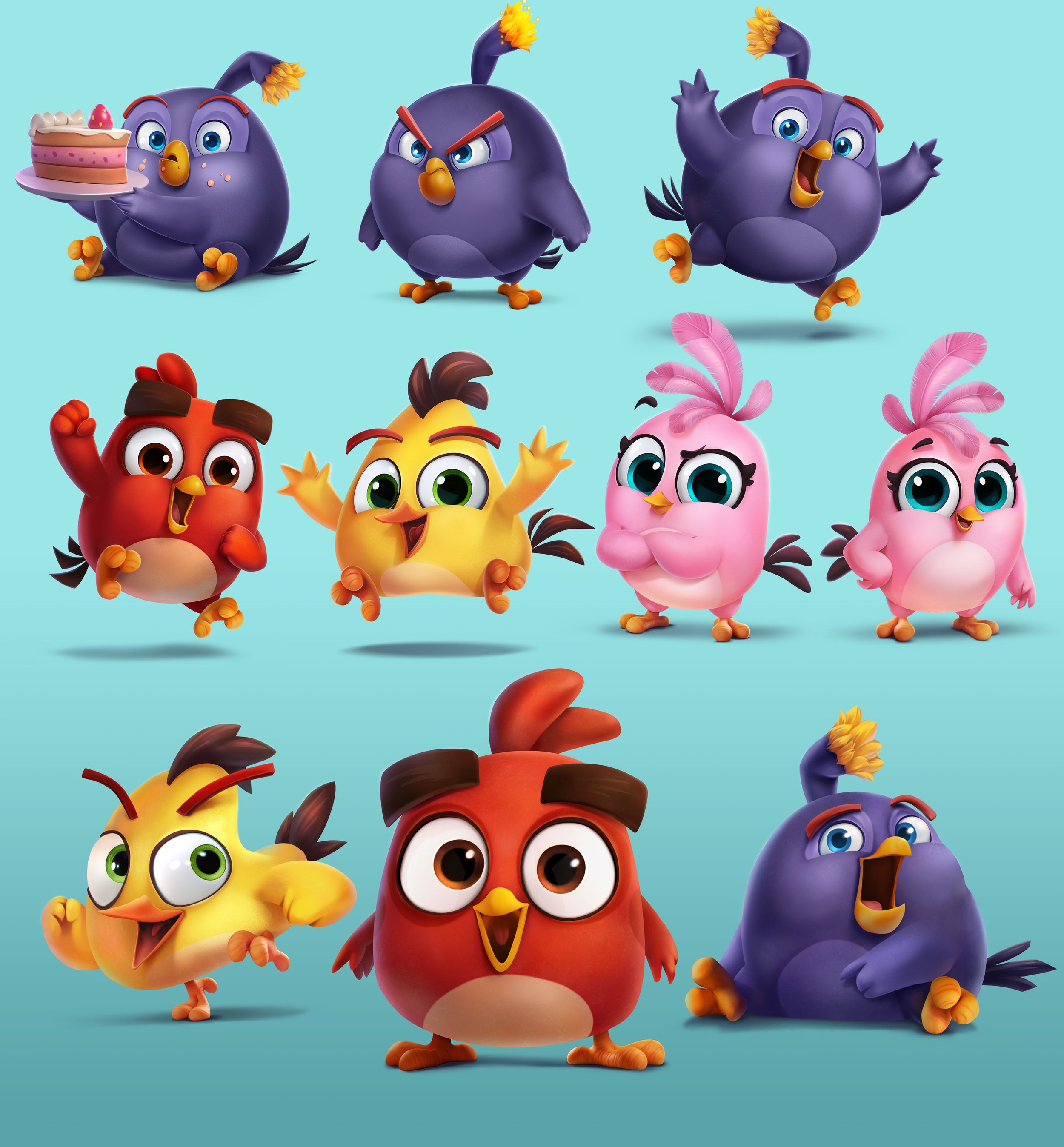 Angry Birds Dreamblast, marketing characters