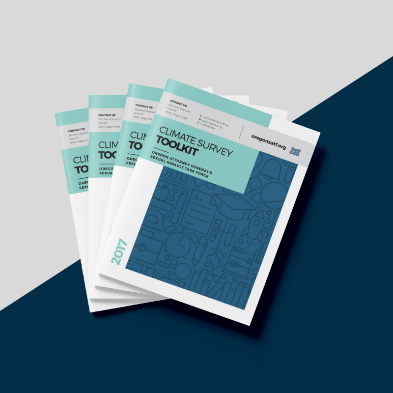 “Campus Climate Survey Toolkit” for the Oregon Attorney General’s SATF (nonprofit)