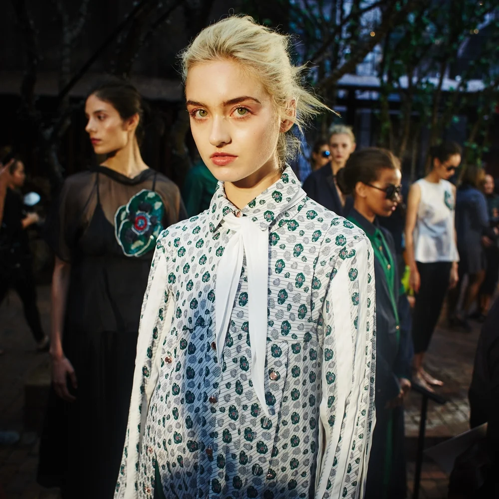 Textured Low Bun Inspired by NYFW