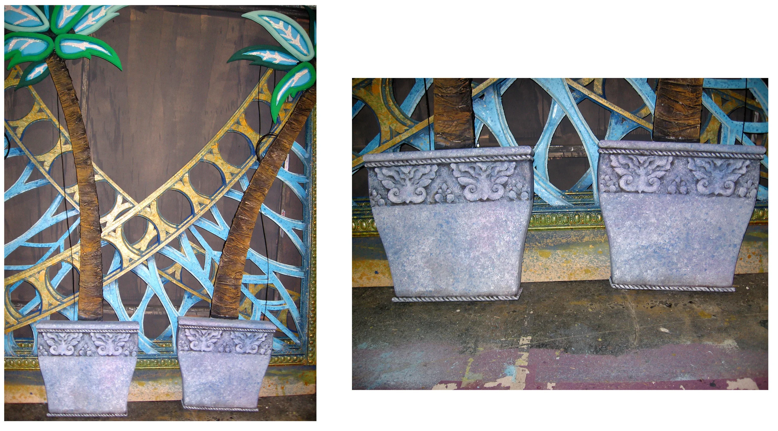 Potted Palms