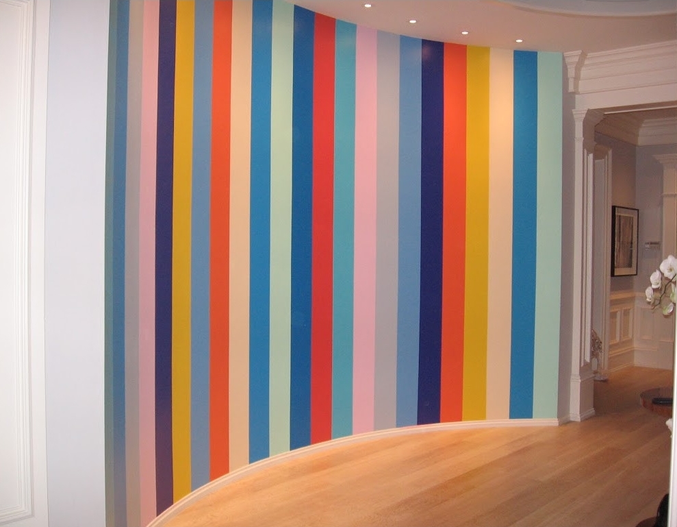 Striped Mural