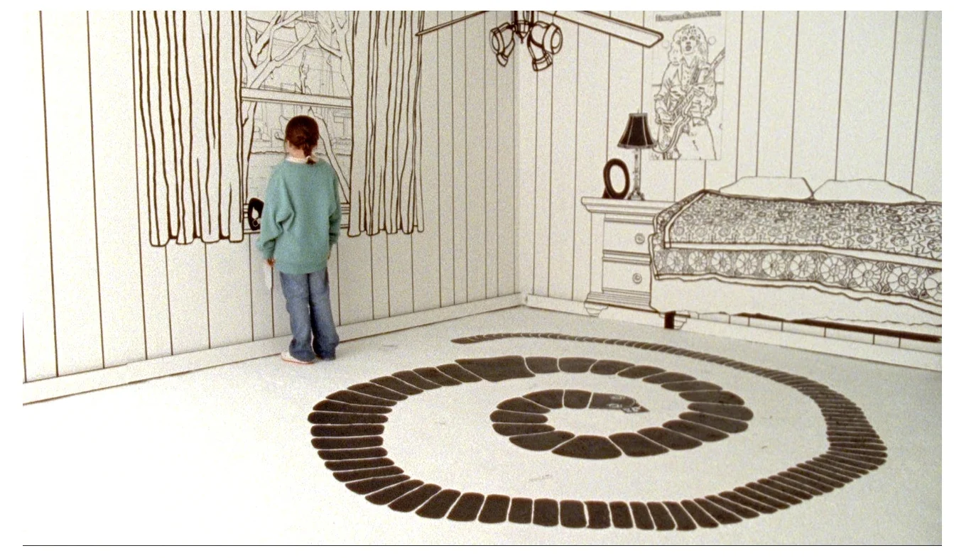 2D Painted Bedroom Set