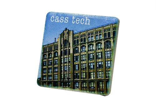 Vintage Cass Tech Coaster - 0174C