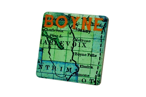 Boyne Map Coaster - 0801C