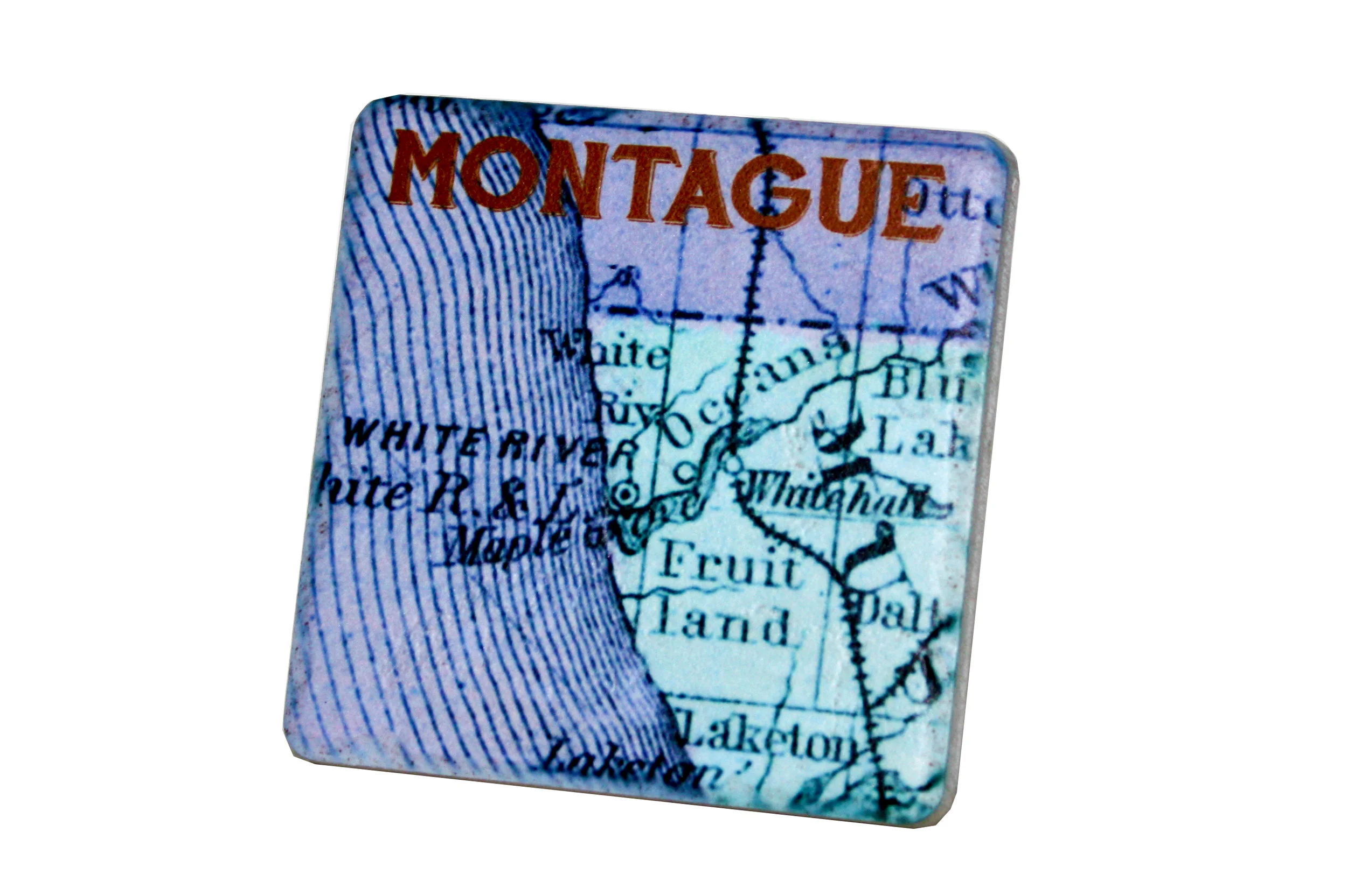 Montague Map Coaster - 0813C