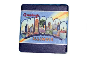 Greetings From Chicago Coaster - 0707C