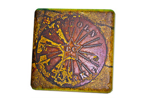 Lincoln Park Manhole Coaster - 0710C