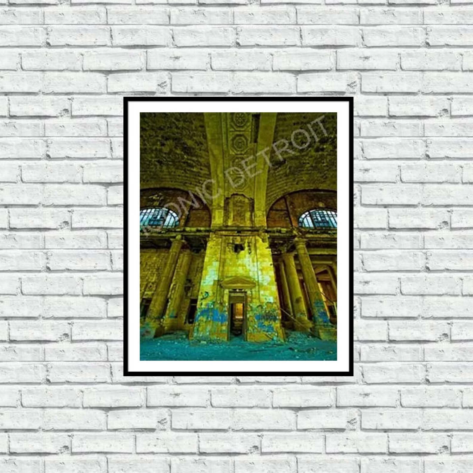 Michigan Central Station Train Depot Interior Arch