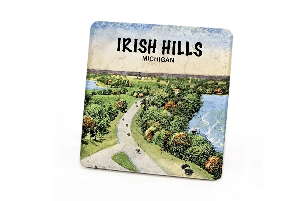 Irish Hills Postcard Coaster - 1208C