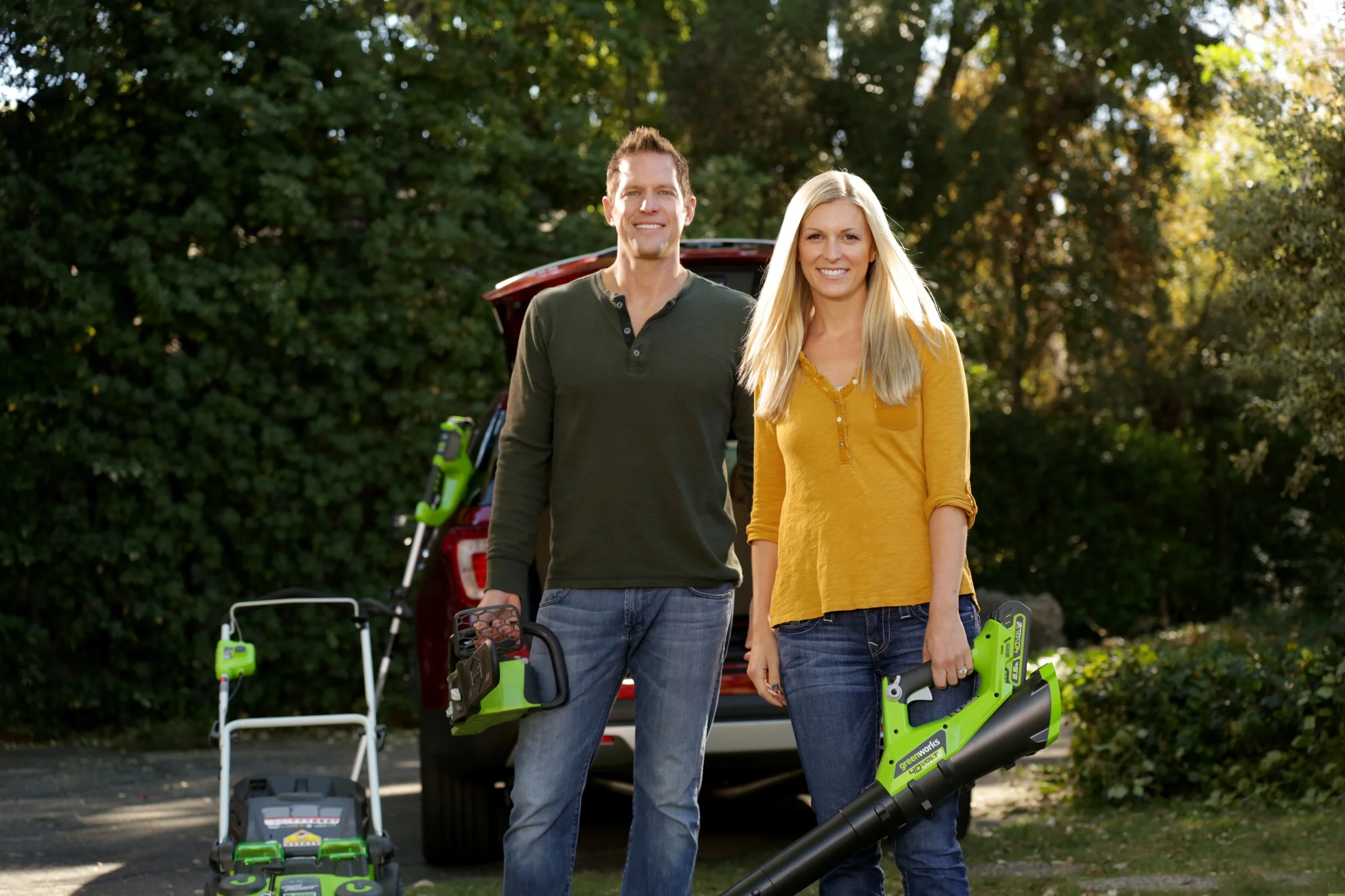 GreenWorks Tools Commercial Shoot
