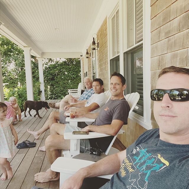 Just some dads sitting on the porch. 
#happyfathersday