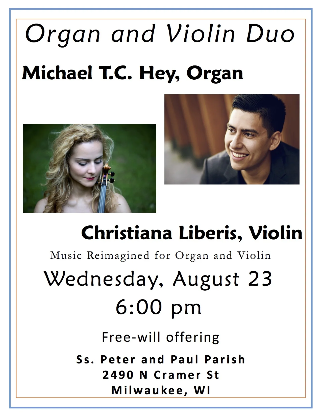 Violin and Organ Duo Concert