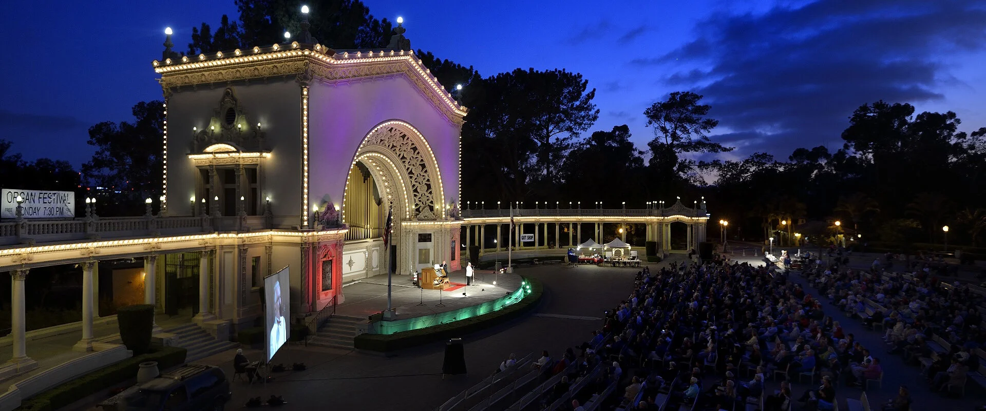 San Diego, CA - Spreckels Organ Pavilion at Balboa Park 