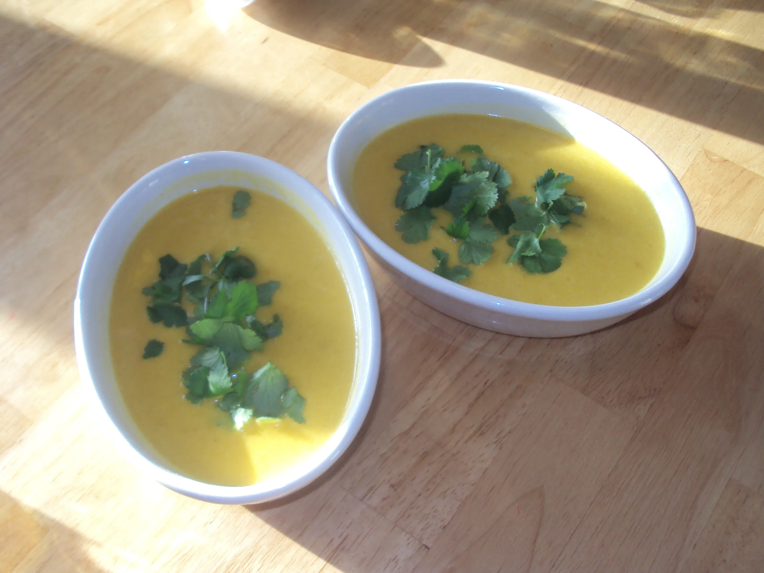 Spicy Pumpkin Soup & Storing Squash
