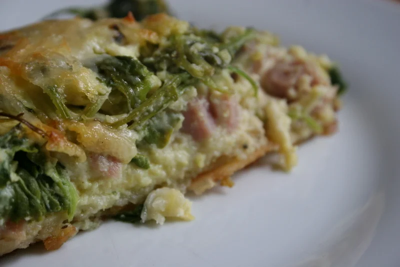 Cheese and eggs and greens, oh my!