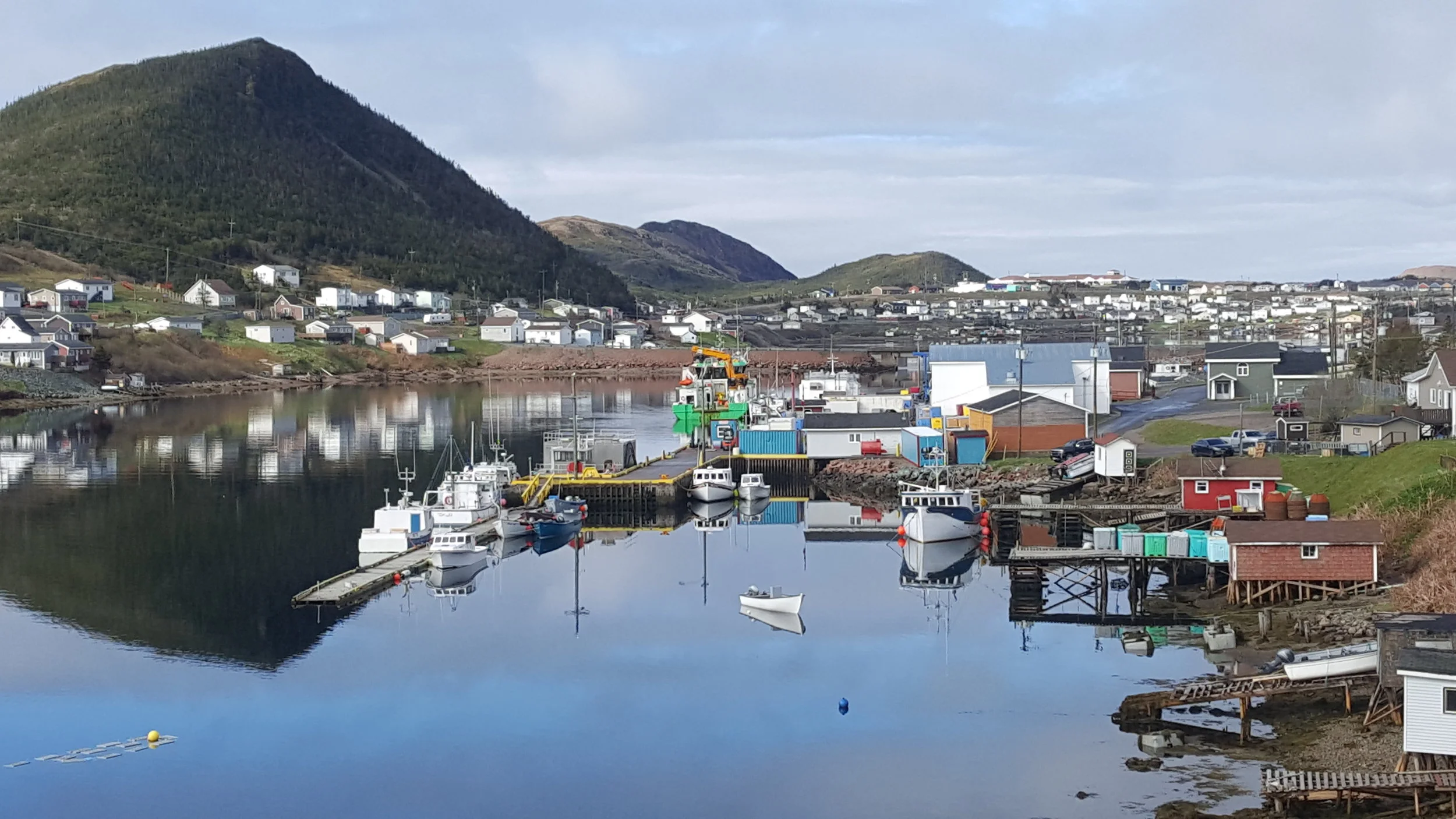 A sunny day in Harbour Breton.