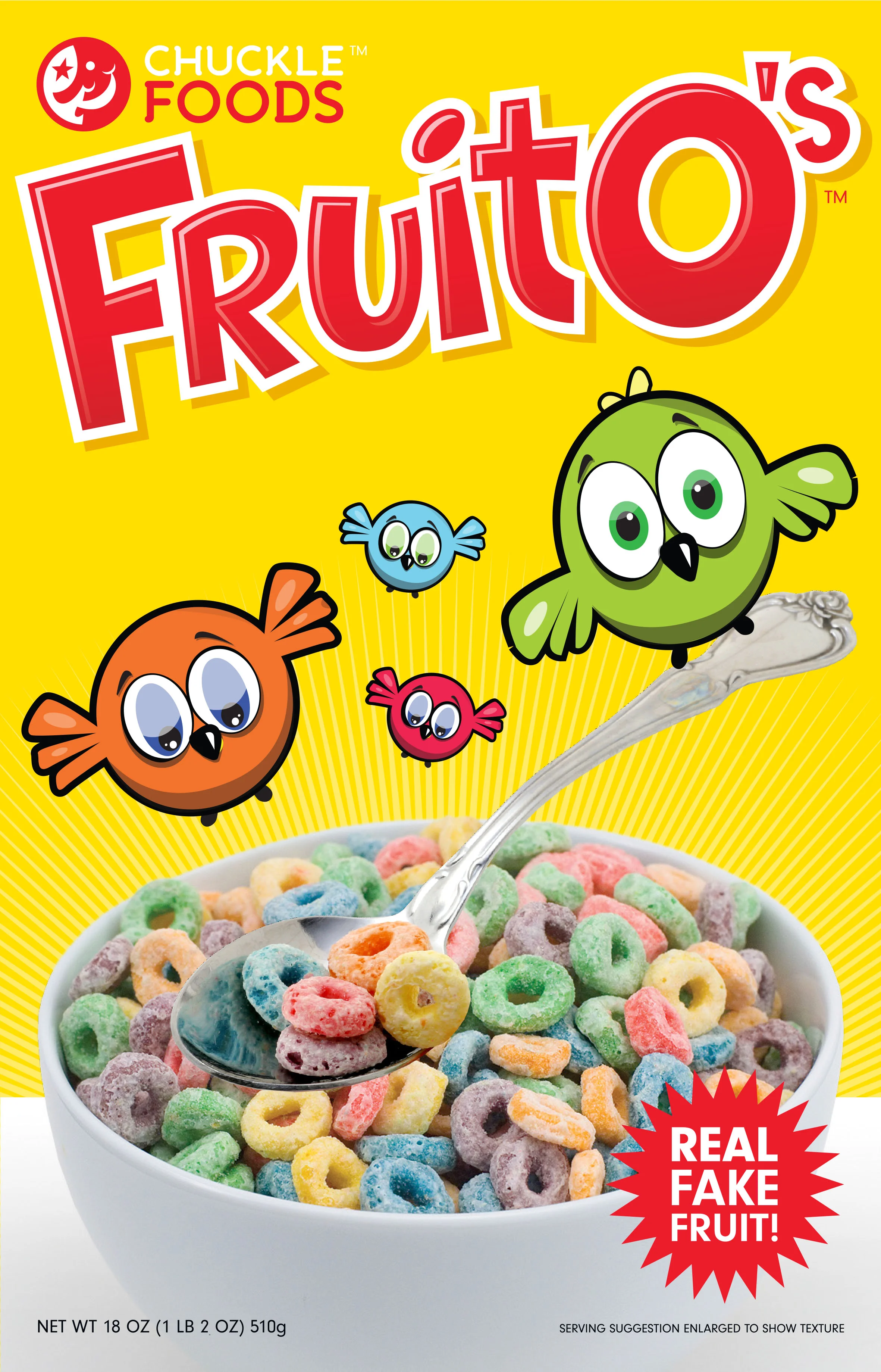 "Fruito" Cereal Vector Characters