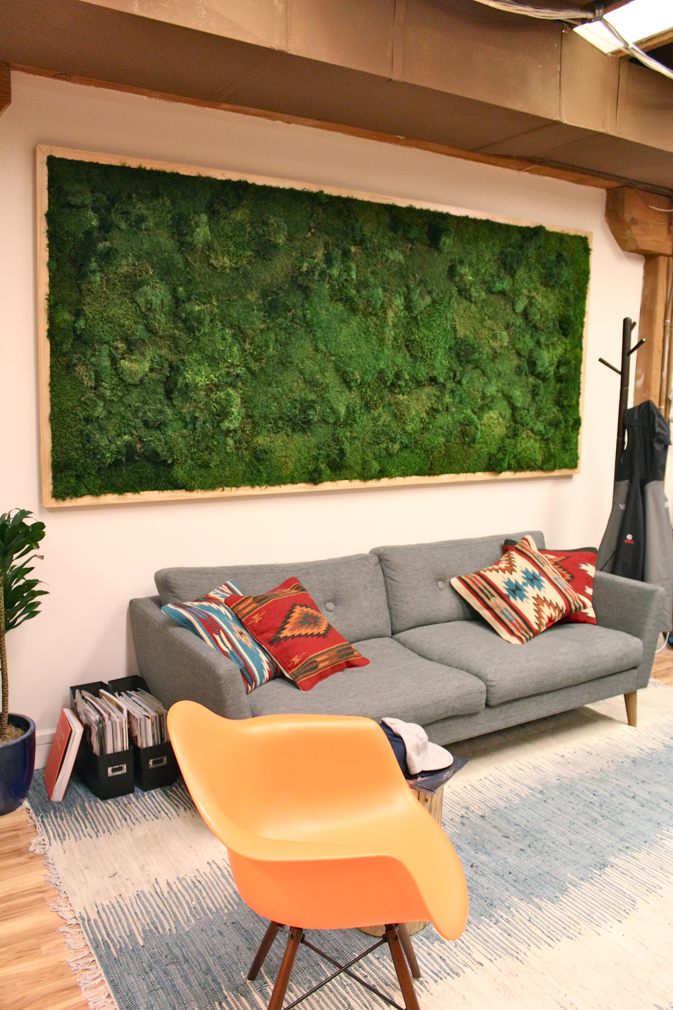 Preserved Moss Wall by Amanda Goldberg Planted Design
