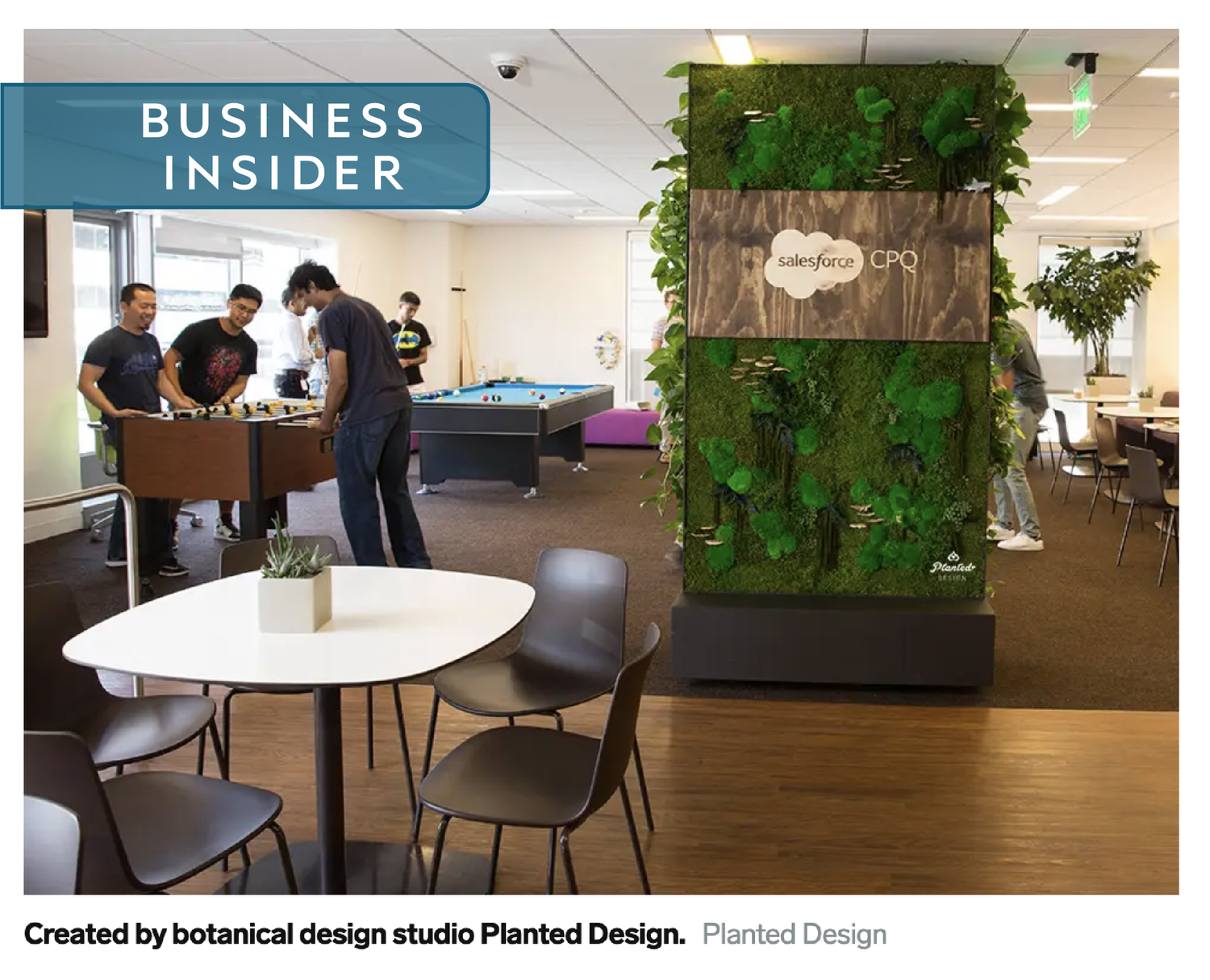 Millennials convince tech companies to replace office artwork with 'living walls'