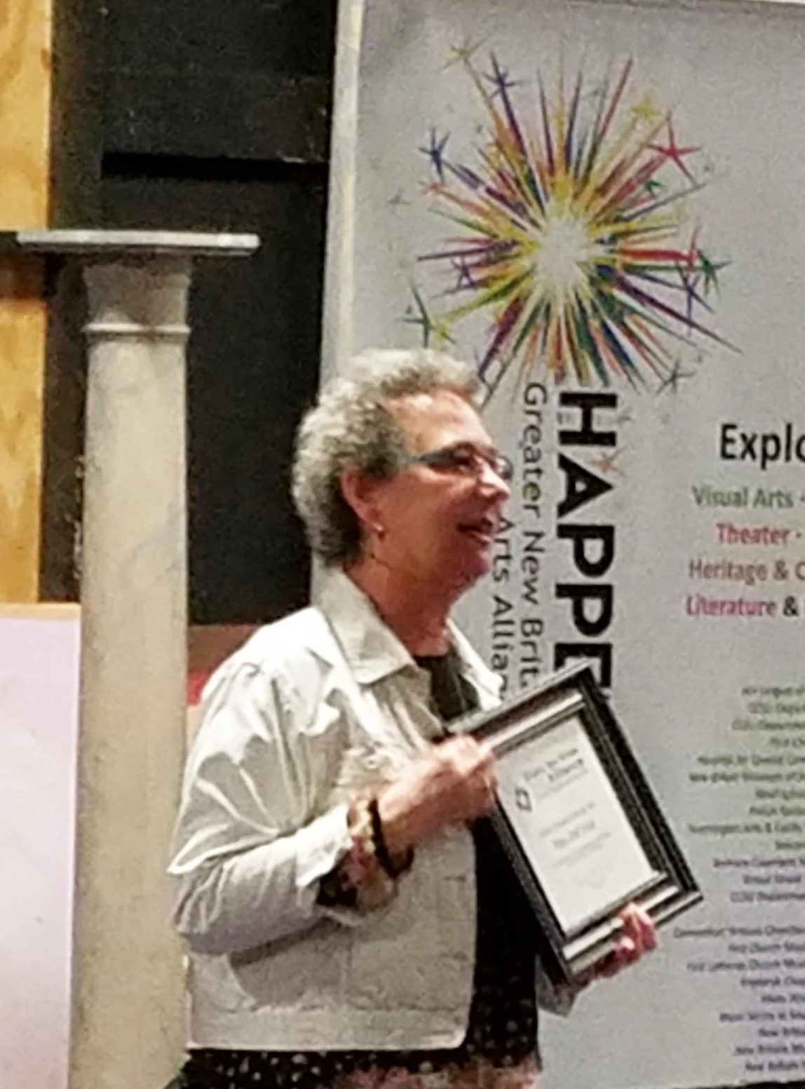 Mary DeCroce Holding Award, speaking.jpg