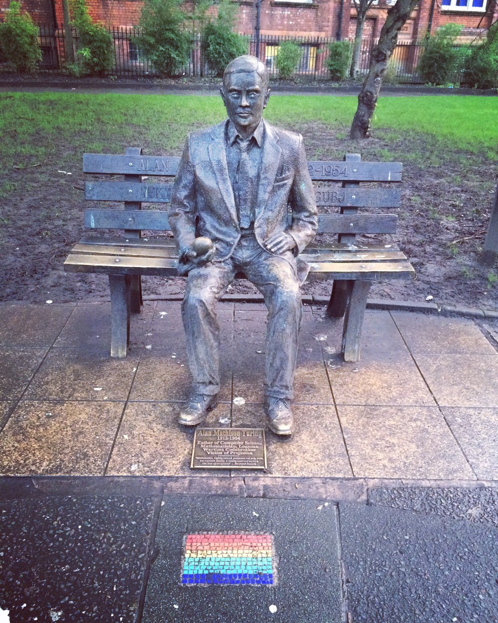 Tribute to Alan Turing in Manchester