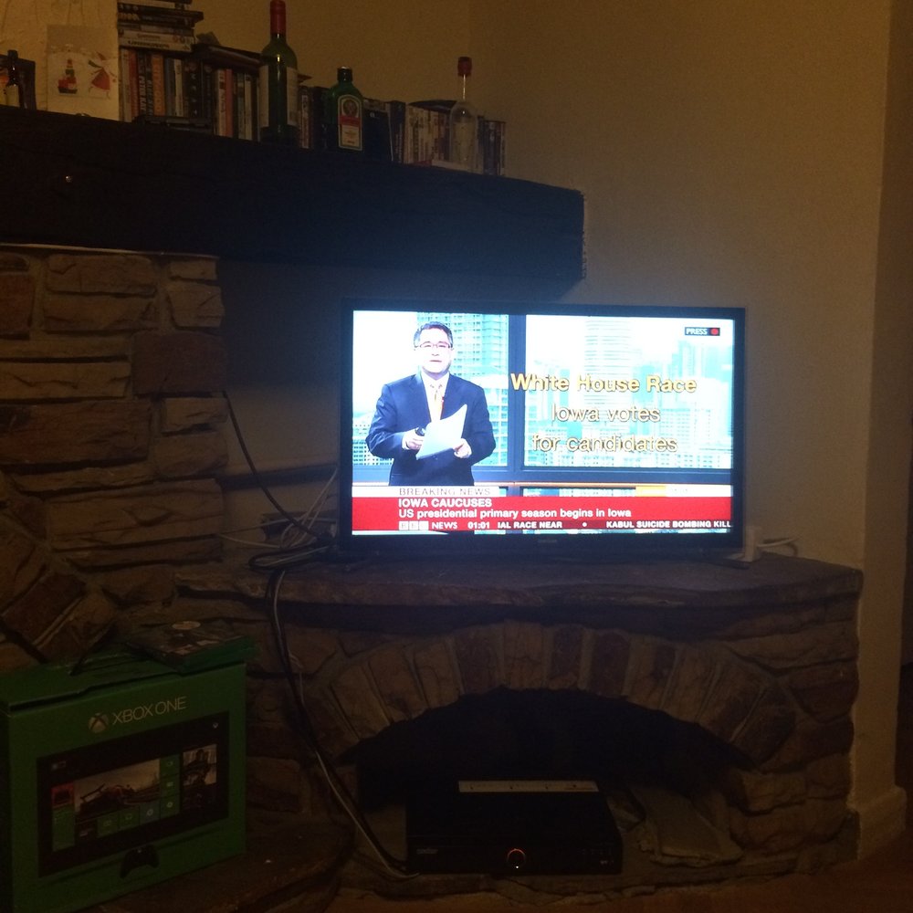 Watching the BBC cover the Iowa Caucuses