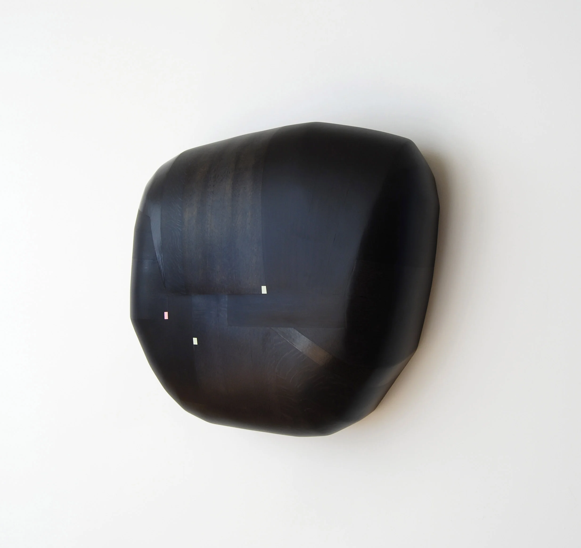 Breastplate, 2018 23 x 25 x 12 inches wood, stain, paint