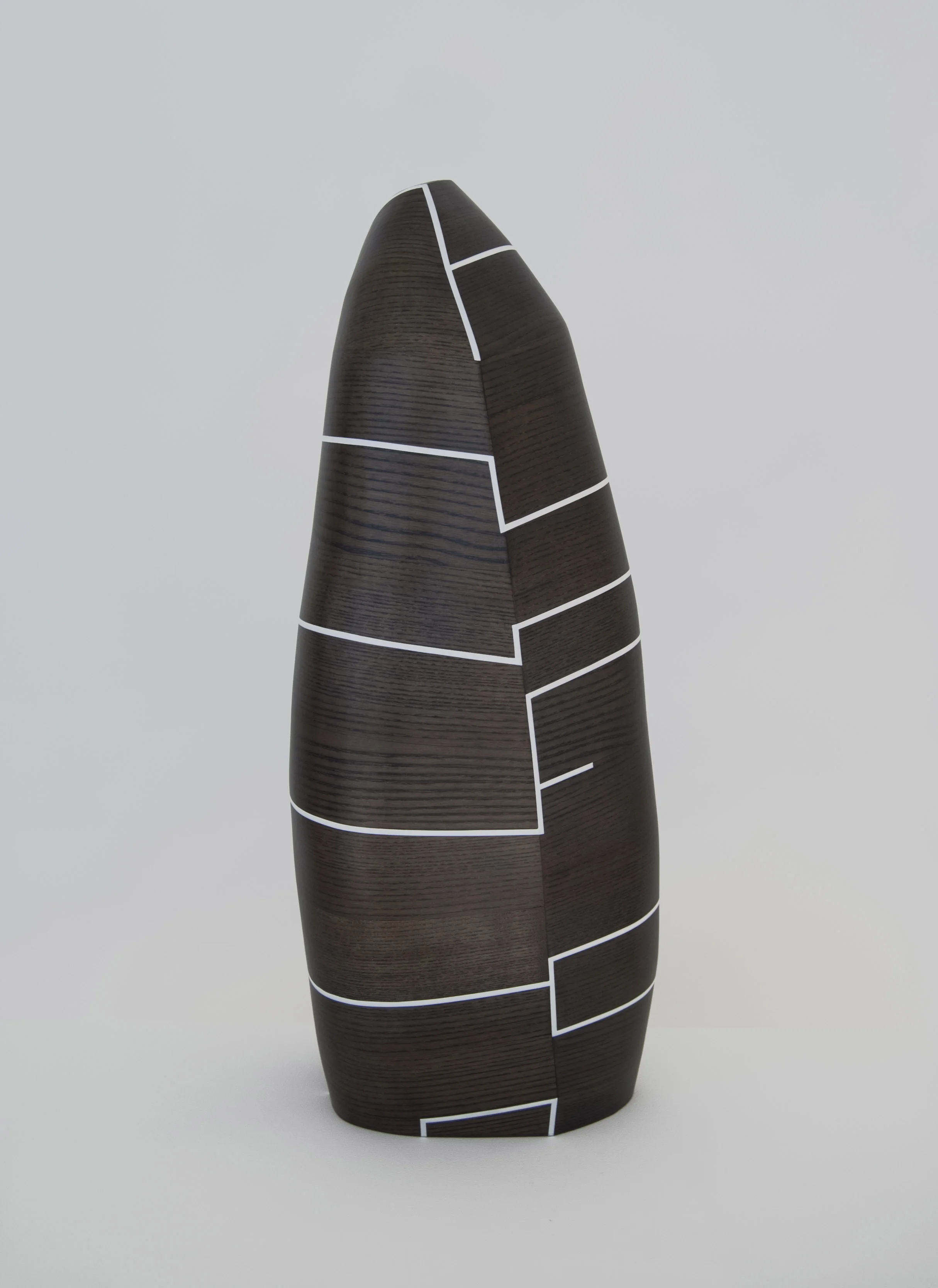Portugal, 2019 26 x 10 x 9 inches wood, stain, paint