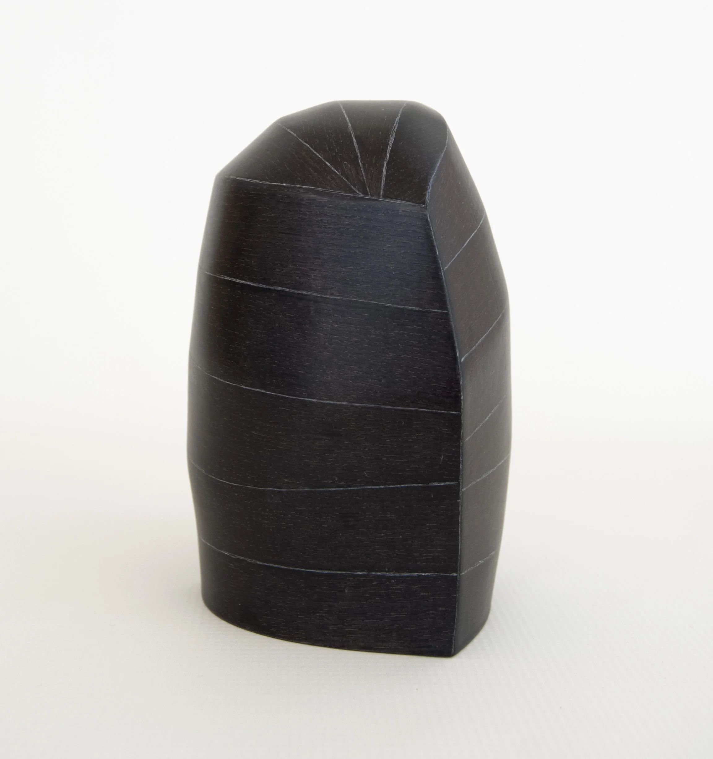 No. 4, 2019 6.5 x 5 x 4 inches wood, stain, varnish
