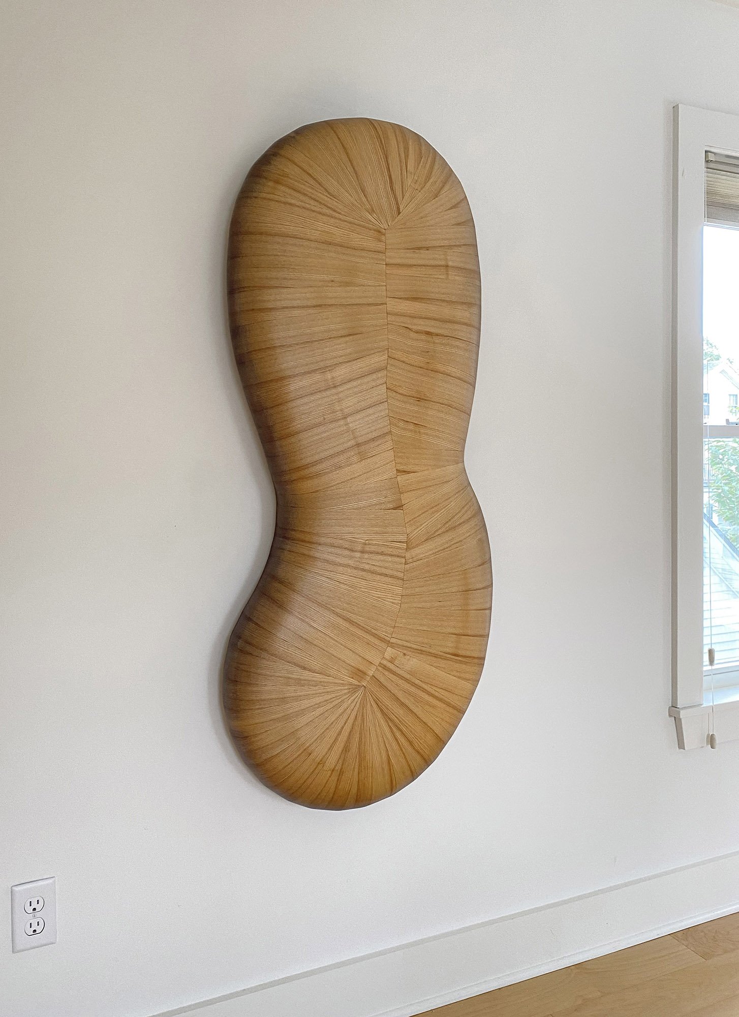  Carapace, 2019  56 x 24 x 7 inches  wood 