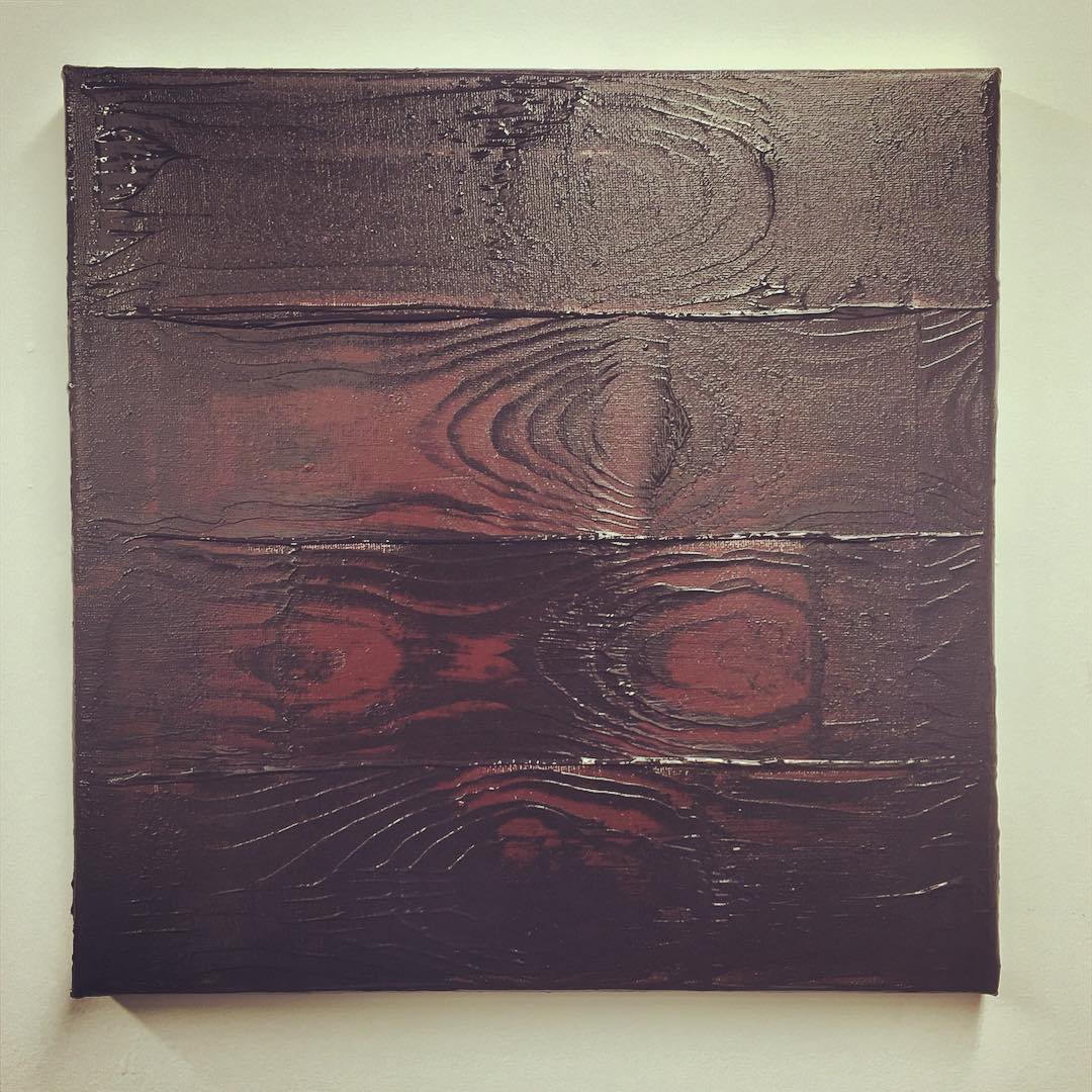 Wood-grain study for "The Prodigal Son" and "Noah Built The Ark" painting from God's Trombones series.