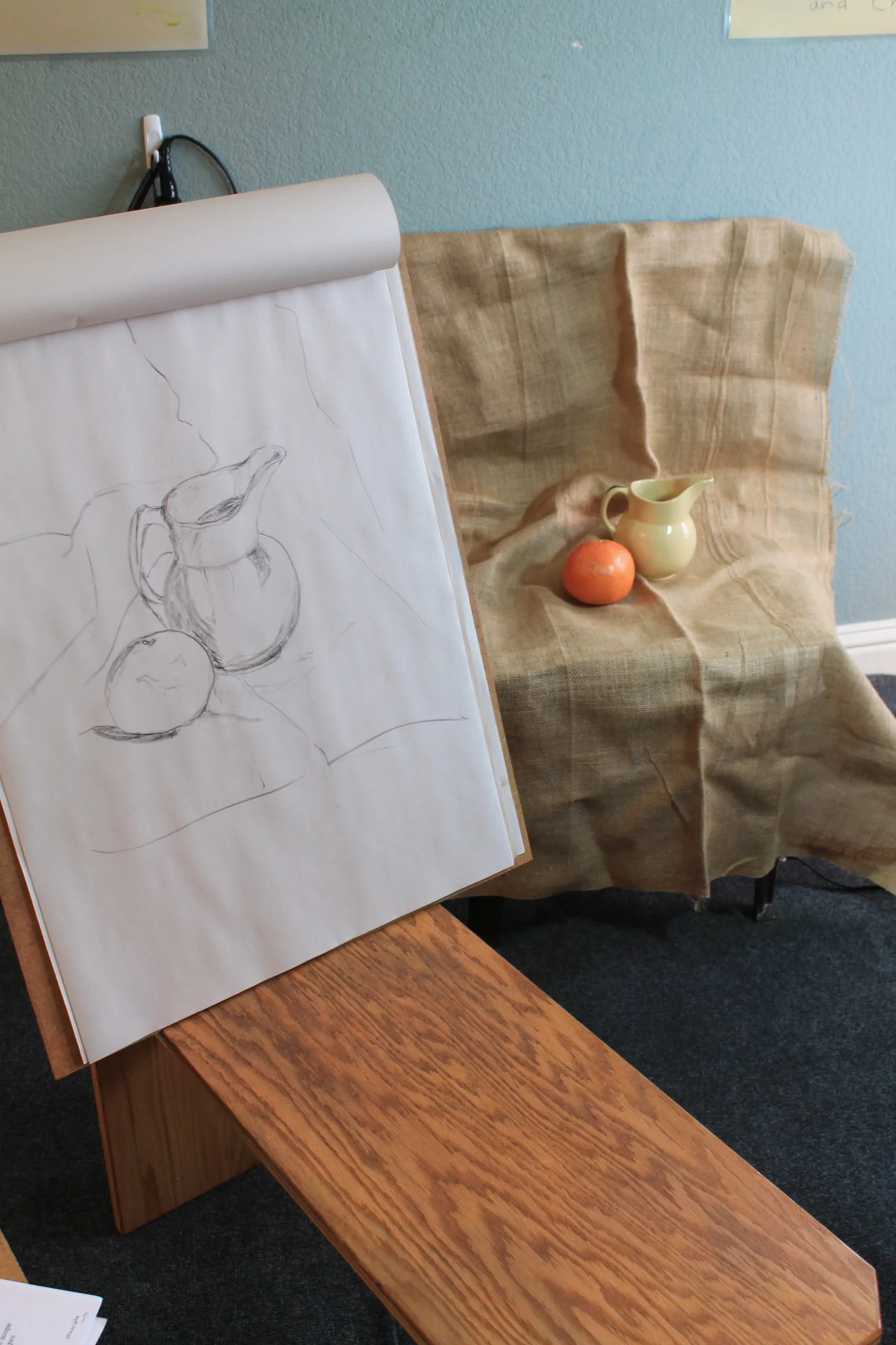 Adult/teen Sketching Still Life Set Up