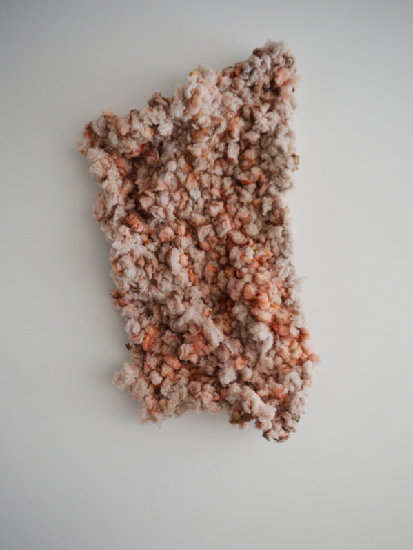 'Untitled', Recycled, Fibres, Pigment, Paint wire. 150 x 85 x 20 cm | 2015