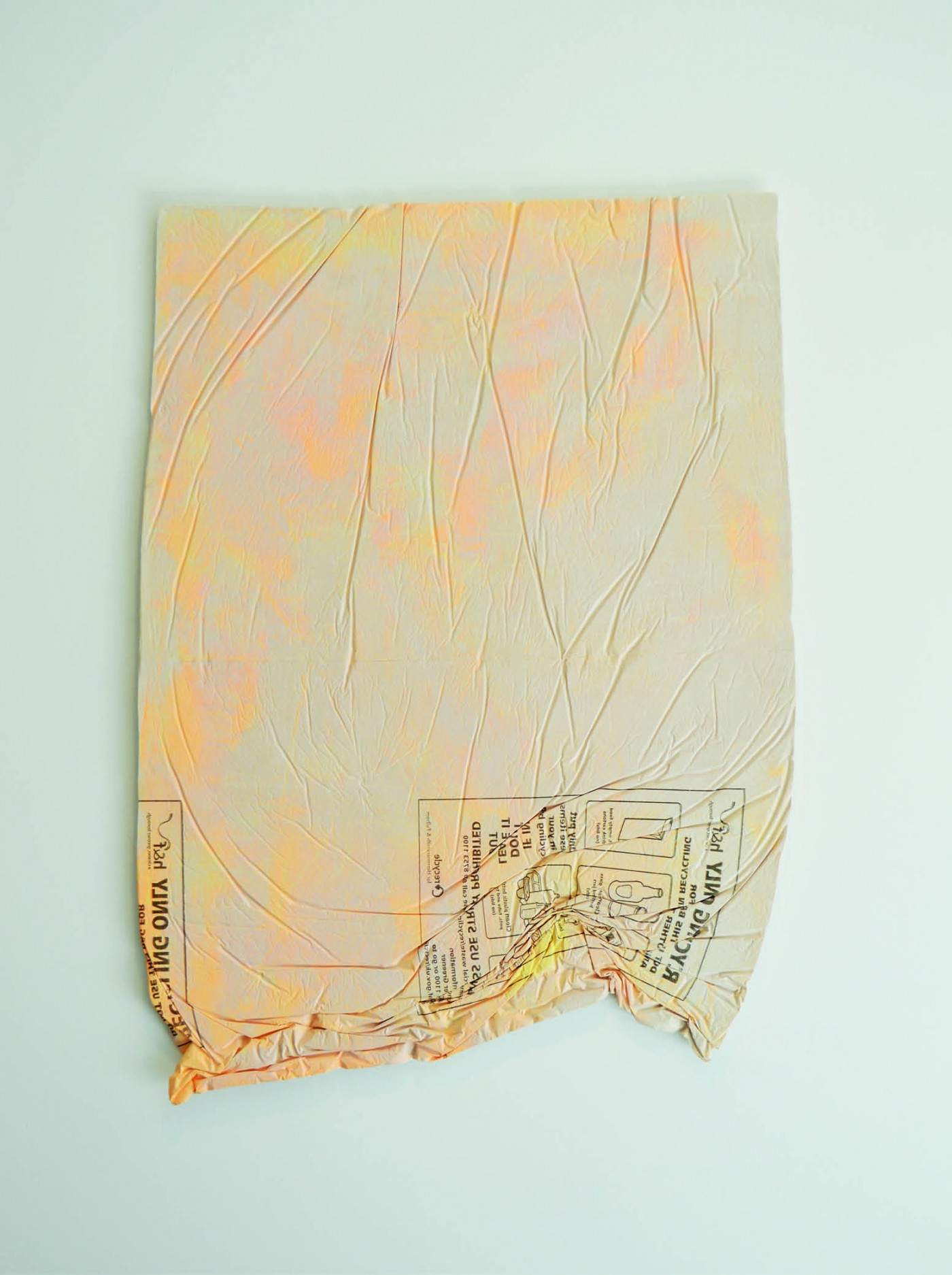 ' PE10 Recycled ', Jesmonite, Neon pigment. 113 x 83 cm | 2015