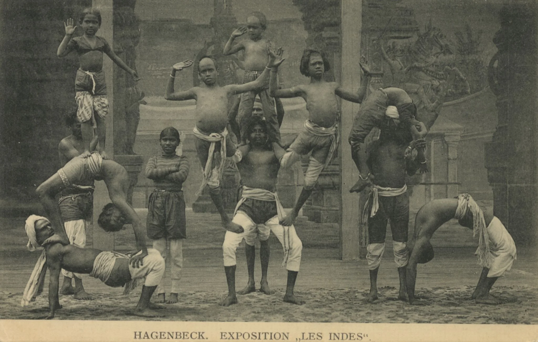 Völkerschau Indien, Akrobaten