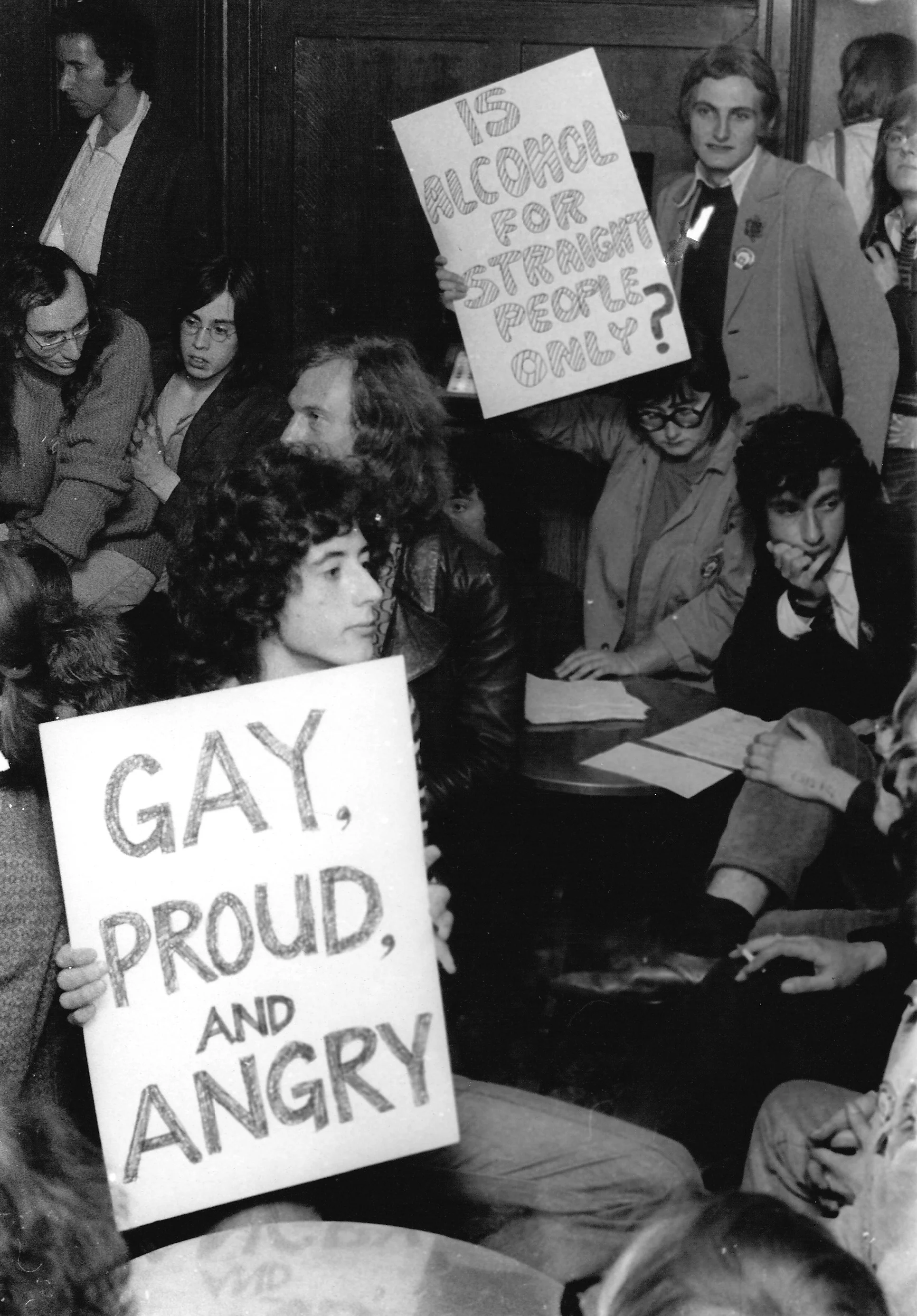 GLF Chepstow Pub Sit-In, 1971