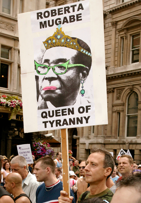 Mugabe Protest at Pride London, 2011