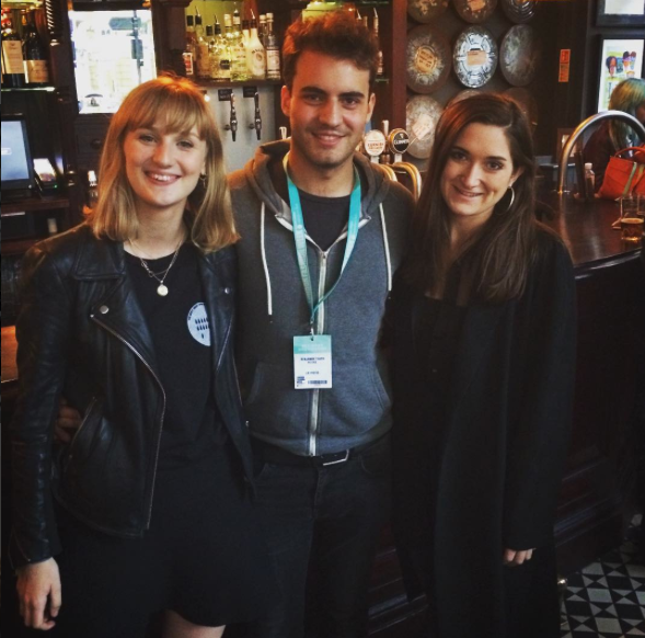 PETRIe TV team: Charlotte Sutherland-Hawes, Edward Piper and Elizabeth Neep
