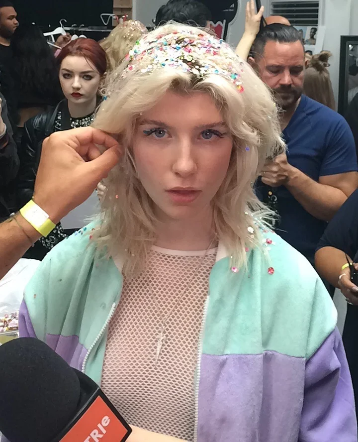 Hair and Make-Up backstage at Ashish SS'16 show