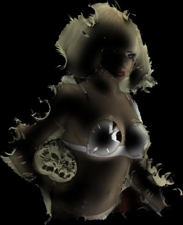 Nick Knight collaboration with Ruth Hogben for Lady Gaga's Monster Ball tour, 2009-2010